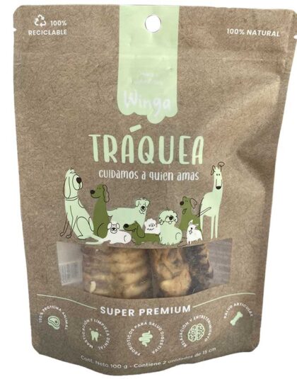 Winga Traquea 100gr Snack para Perros