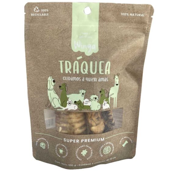 Winga Traquea 100gr Snack para Perros