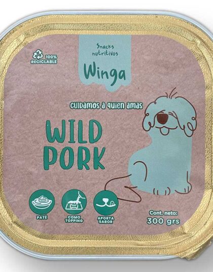 Winga Wild Pork 300gr Snack para Perros