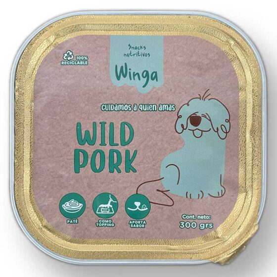 Winga Wild Pork 300gr Snack para Perros