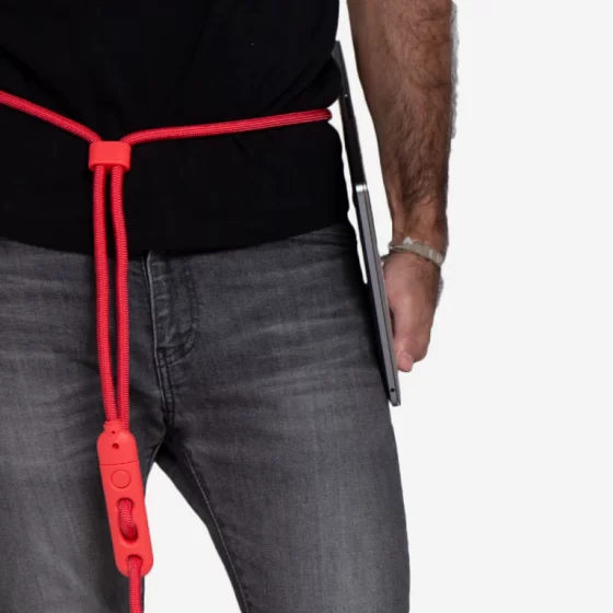 ZeeDog Hands-Free Leash  Neon Coral - Imagen 2
