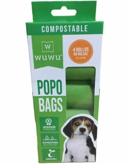 Popo Bags Wuwu Compostable - 60und