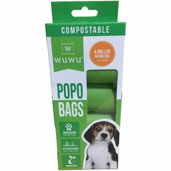 Popo Bags Wuwu Compostable - 60und