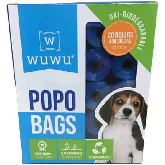 Wuwu Popo Bags Oxibiodegradables - 400und