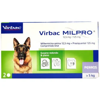 Antiparasitario Milpro Para Perros <5 Kg.