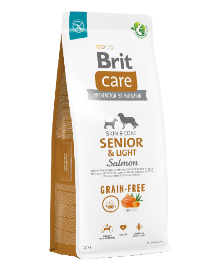 Brit Care Senior&Light Salmón 12 kg y 3 kg