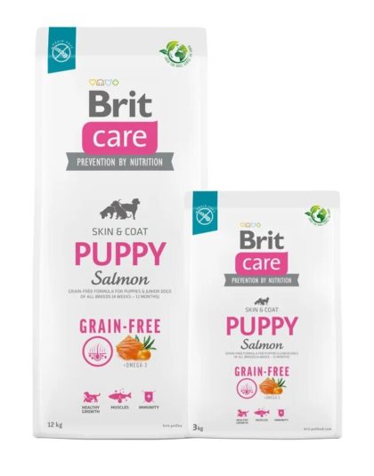 Brit Care Puppy Salmón 12 kg y 3 kg