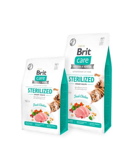 Brit Care Sterilized Urinary Health 7 kg y 2 kg