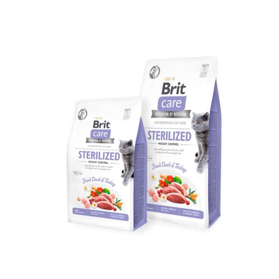 Brit Care Sterilized Weight Control 7 kg y 2 kg