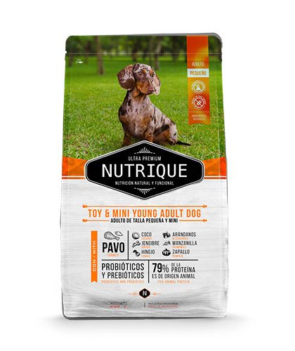 Nutrique Toy & Mini Young Adult 7,5 kg y 3 kg