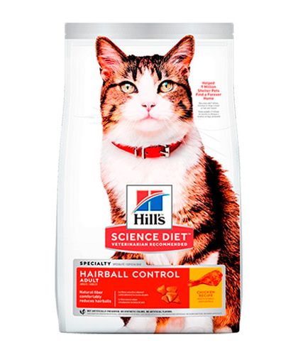 Hills Science Diet Hairball Control 7,03 kg y 3,1 kg