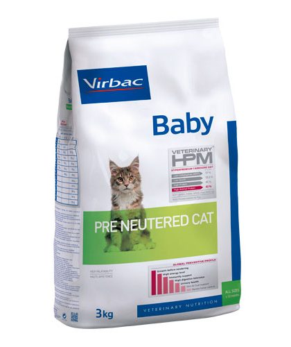 Virbac Pre Neutered Baby Cat 3 kg
