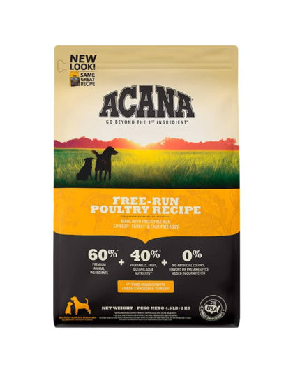 Acana Free Run Poultry Perro 11,4 kg, 5,9 kg y 2 kg