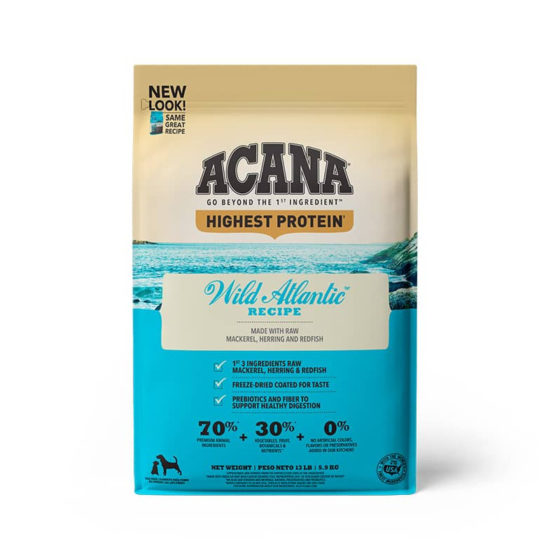 Acana Wild Atlantic Perro 11,4 kg y 2 kg