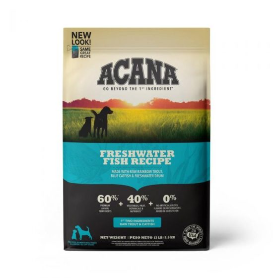 Acana Freshwater Fish Formula Perro 11,4 kg, 5,9 kg y 2 kg