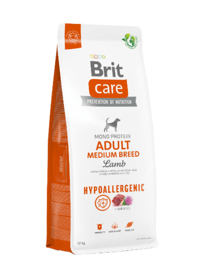 Brit Care Adulto Medium Cordero 12 kg y 3 kg