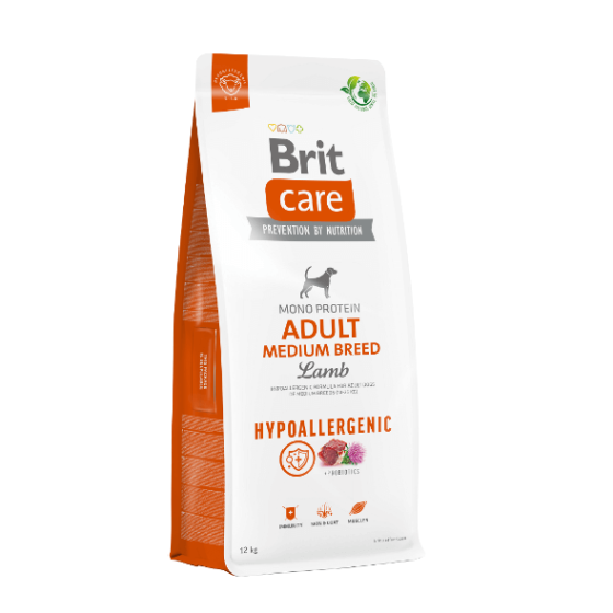 Brit Care Adulto Medium Cordero 12 kg y 3 kg
