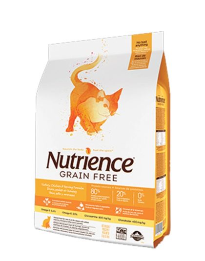Nutrience Pavo, Pollo, Arenque Cat 5 kg y 2,5 kg