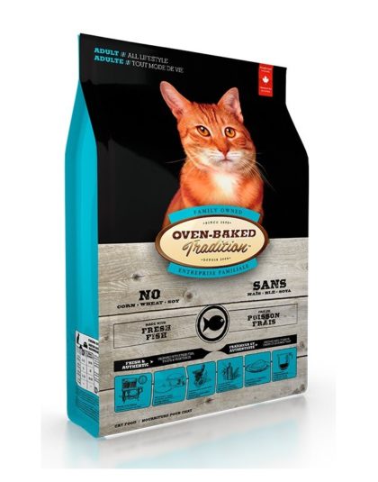 Oven Baked Tradition Cat Adult Fish 4,5 kg y 2,2 kg