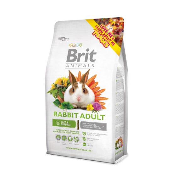 Brit Animals Rabbit Adult 1,5 kg y 300 gr
