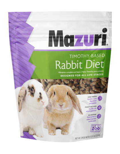 Mazuri Rabbit Diet 2,5 kg y 1 kg