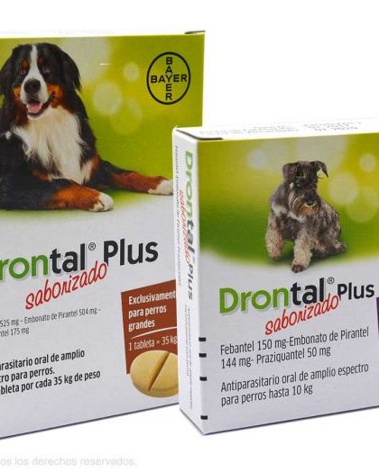Drontal Plus Saborizado 35 kg y 20 kg