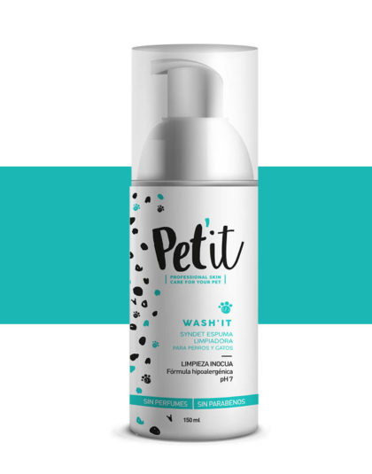 Pet'it Whas'it Sydney Espuma Limpiadora para Perros y Gatos 150 ml