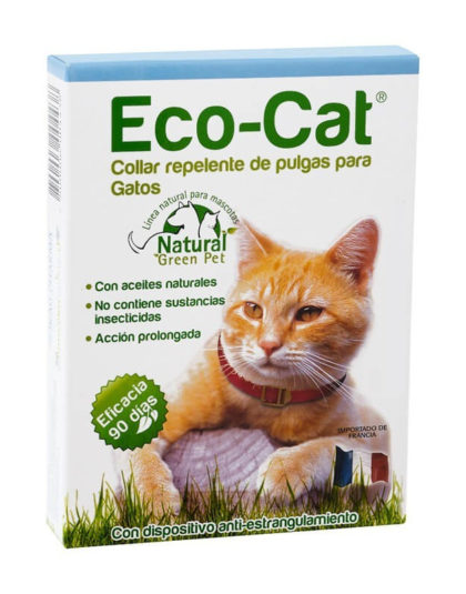 Collar Eco-Cat Repelente De Pulga para gatos
