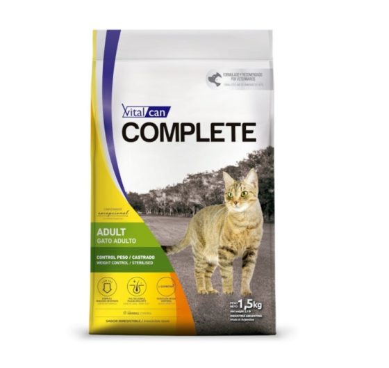 Vitalcan Complete Gato Adulto Control Peso 7,5 kg