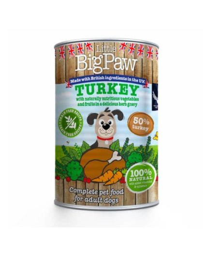Lata Little BigPaw Perro Turkey 390 g