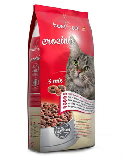 Bewi-Cat Crocinis Pollo, Pavo, Salmon 5 kg y 20 kg