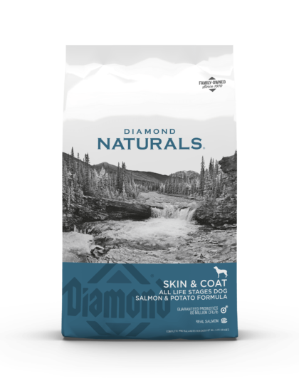 Diamond Naturals Skin & Coat Salmon - Potato 15 kg (REMPLAZO DE BOLSA AZUL)