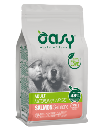 Oasy Perro Adulto Salmon Raza Mediana y Grande 12 kg