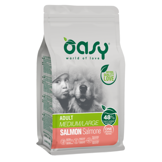 Oasy Perro Adulto Salmon Raza Mediana y Grande 12 kg