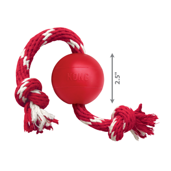 Kong Juguete Interactivo Pelota con Cuerda - Imagen 2
