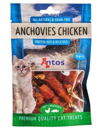 Cat Treats Anchoas&Pollo 50 gr