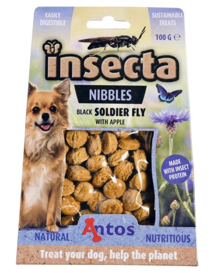 Snack Perro Insecta Black Fly With Apple 100gr