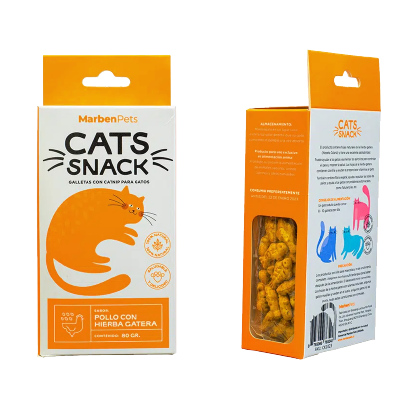 Cats SnackPollo con Hierba Gatera 80gr