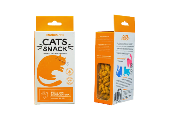 Cats SnackPollo con Hierba Gatera 80gr