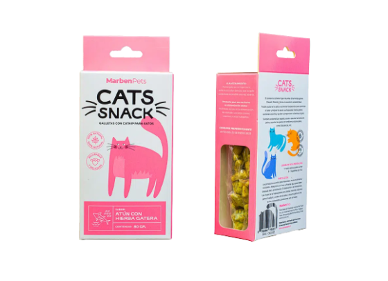 Cats Snack Atun con Hierba Gatera 80gr
