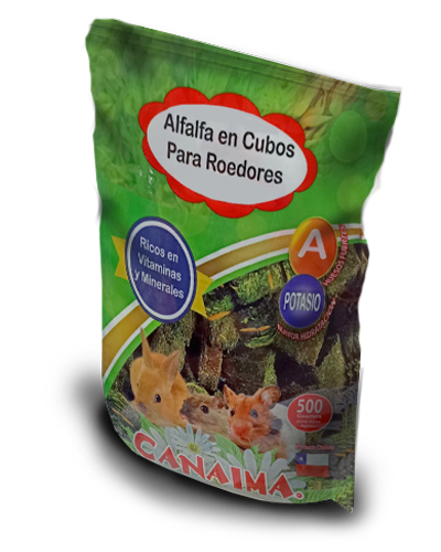 Alfalfa en Cubo para Roedores 500gr