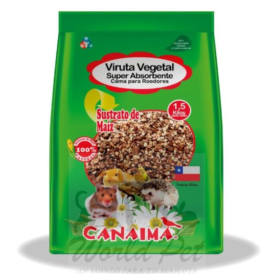 Viruta Vegetal Canaima Sustrato de Maiz 1,5kg