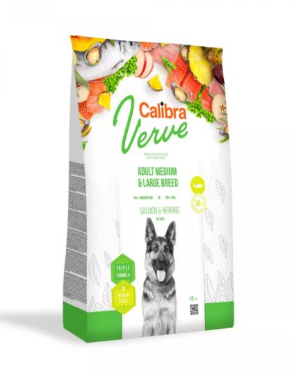 Calibra Dog Verve GF Adult M&L Salmon&Herring 2kg y 12kg