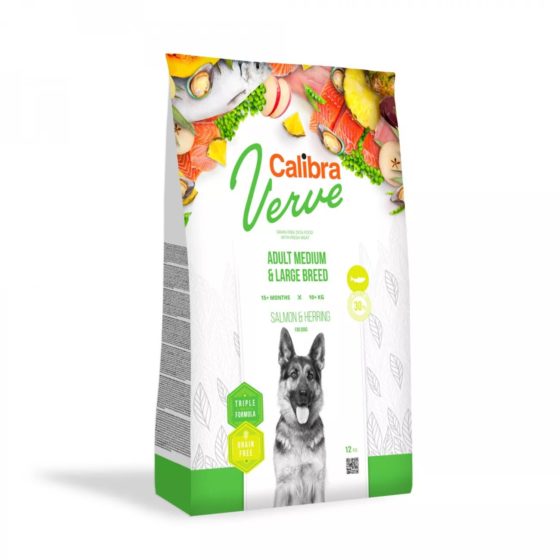 Calibra Dog Verve GF Adult M&L Salmon&Herring 2kg y 12kg