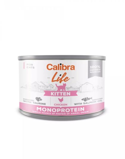 Calibra Cat Life Kitten Chicken 200g