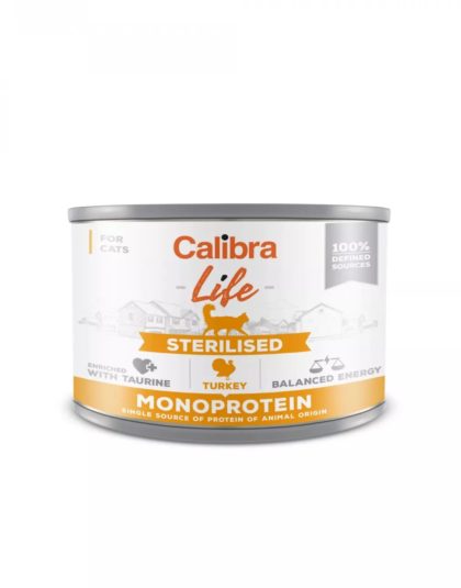 Calibra Cat Life Sterilised Turkey 200g