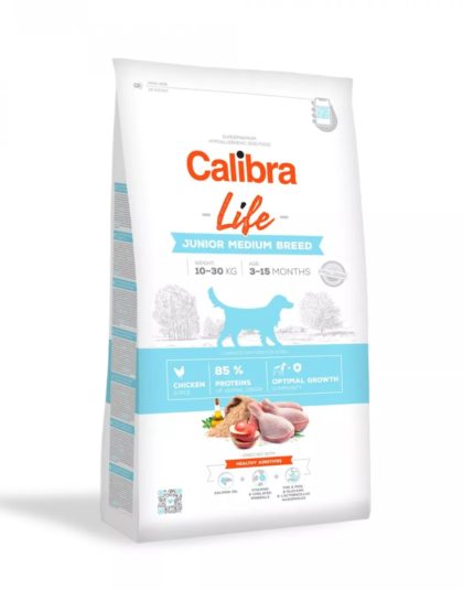 Calibra Dog Life Junior Medium Breed Chicken 2,5kg