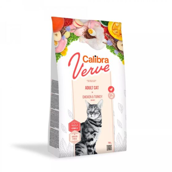 Calibra Cat Verve GF Adult Chicken&Turkey  3,5kg