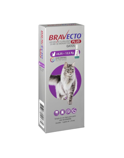 Bravecto Plus Gato 6,25-12,5kg