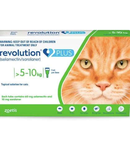 Revolution Plus Pipeta Antiparacitaria Interna y Externa 5-10kg